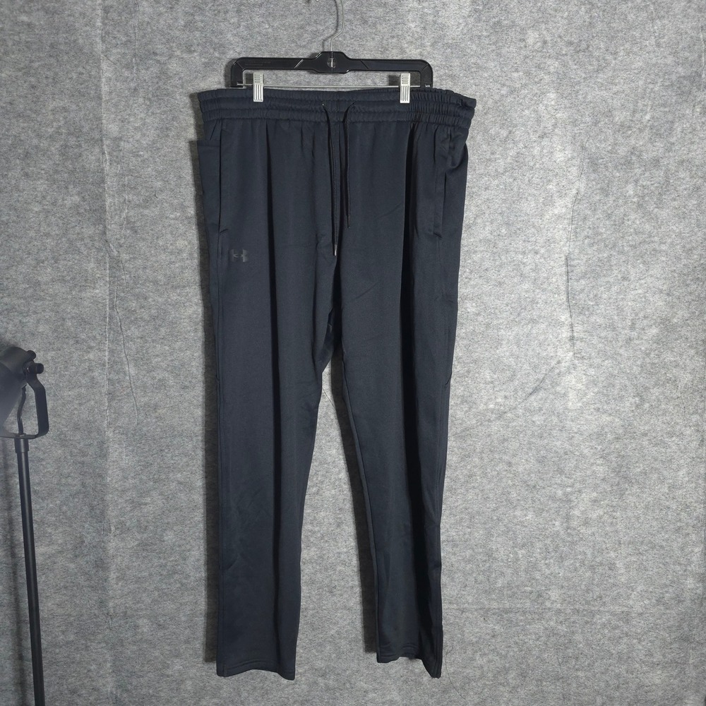 Under Armour ColdGear Pants Mens XXL Black Loose Fit 1357121 Jogger Drawstring